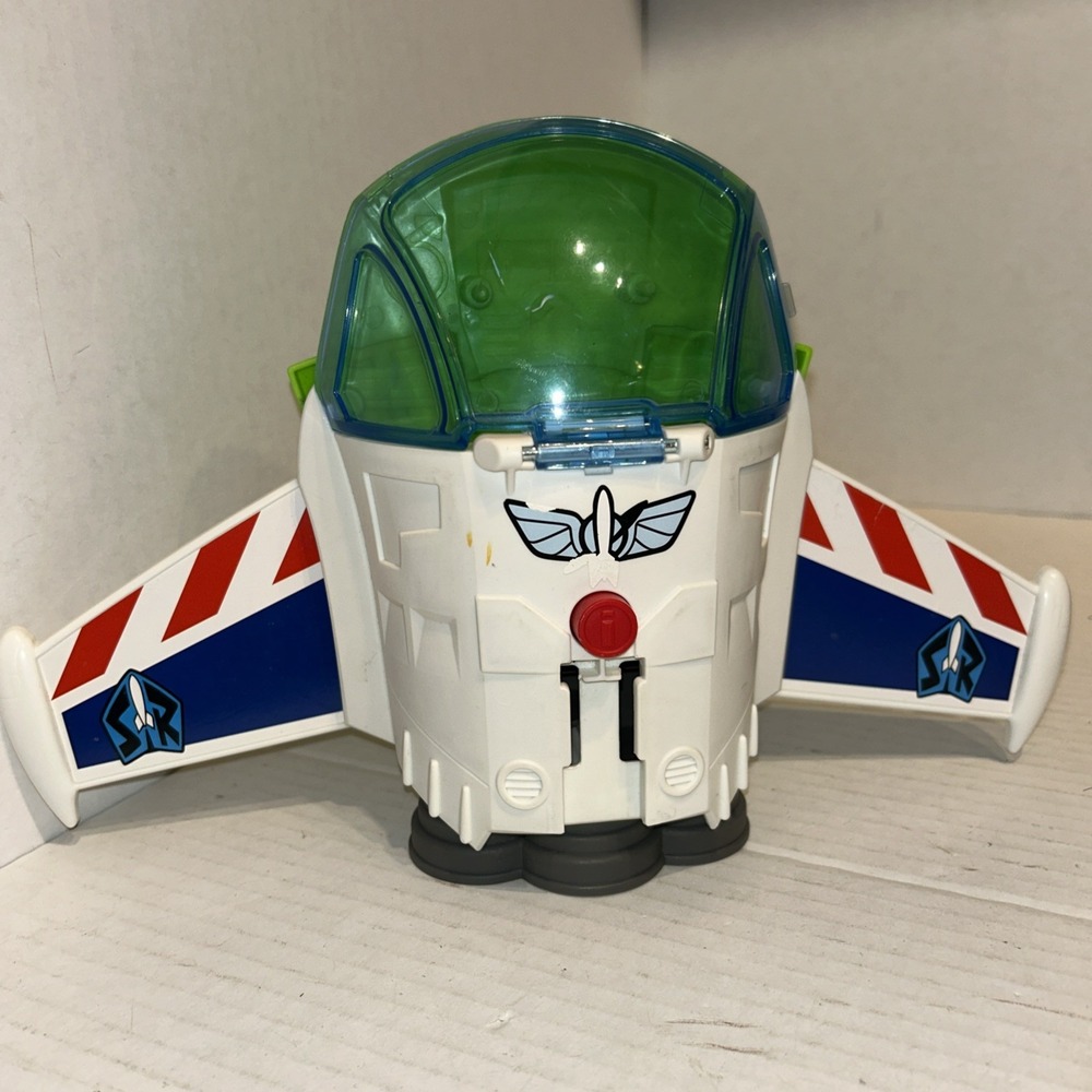 Fisher Price Imaginext BUZZ LIGHTYEAR Space Ship Disney Toy Story w/ Wings E4